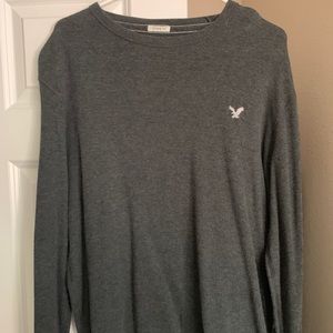 Long sleeve/pullover Grey American Eagle Tshirt